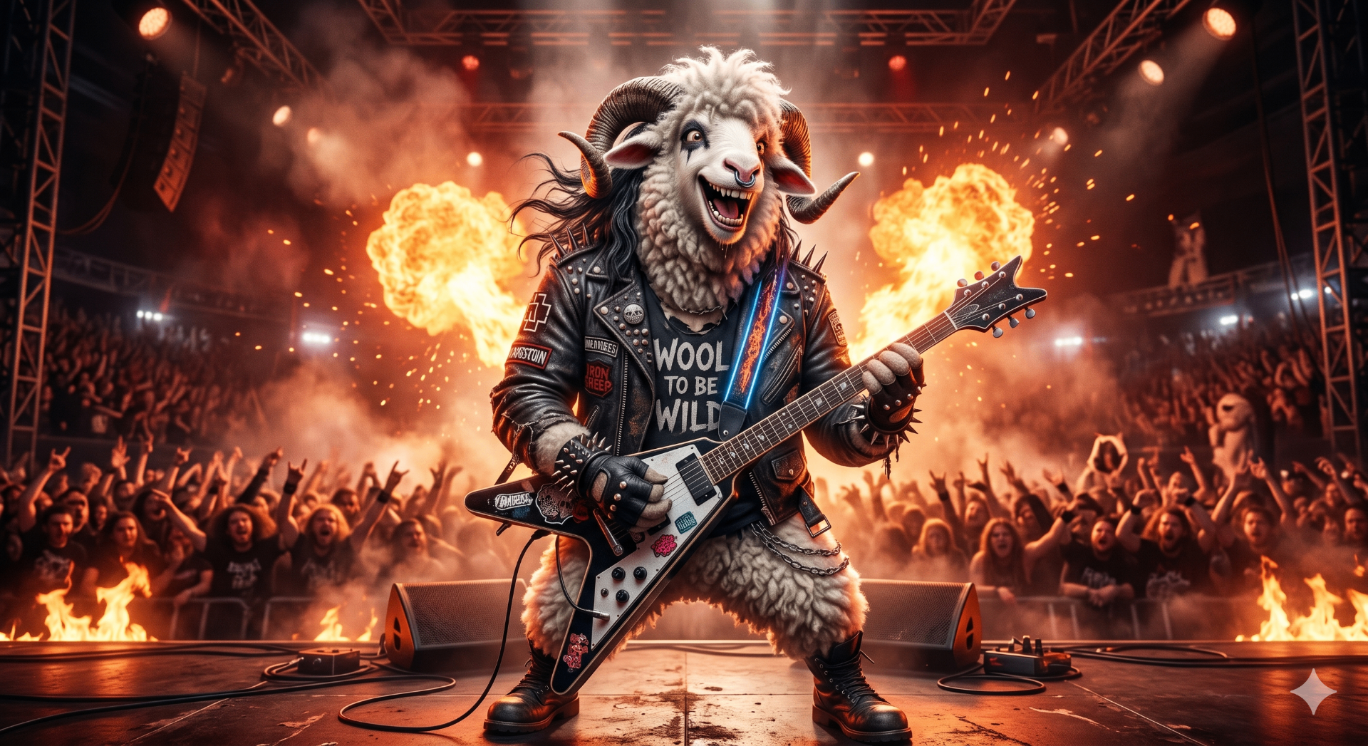 Metal Sheep no palco